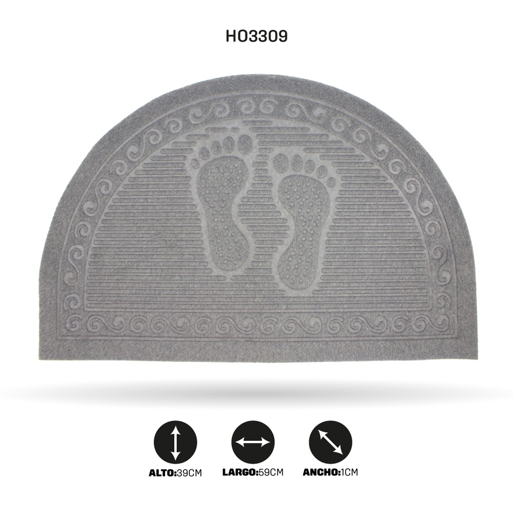 TAPETE DE BIENVENIDO MEDIA LUNA [PAC50010-3309]