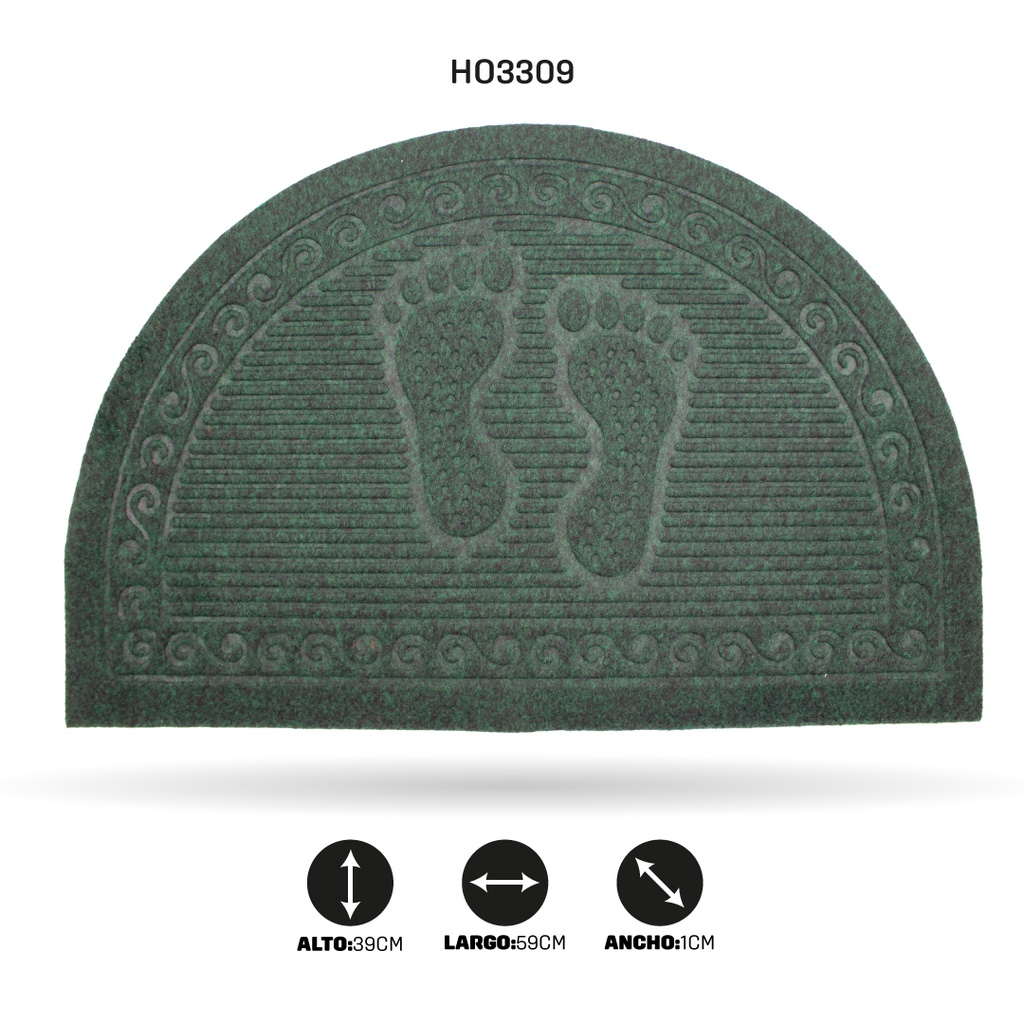 TAPETE DE BIENVENIDO MEDIA LUNA [PAC50010-3309]