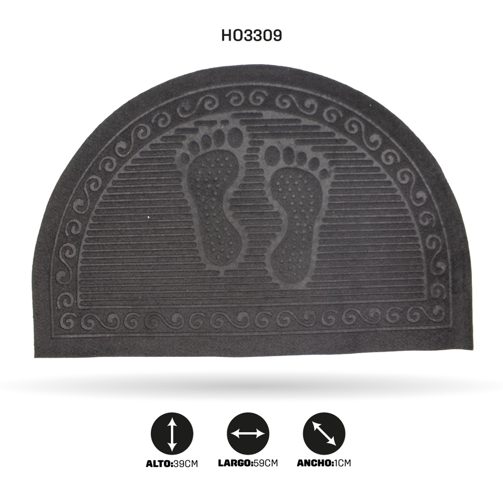 TAPETE DE BIENVENIDO MEDIA LUNA [PAC50010-3309]