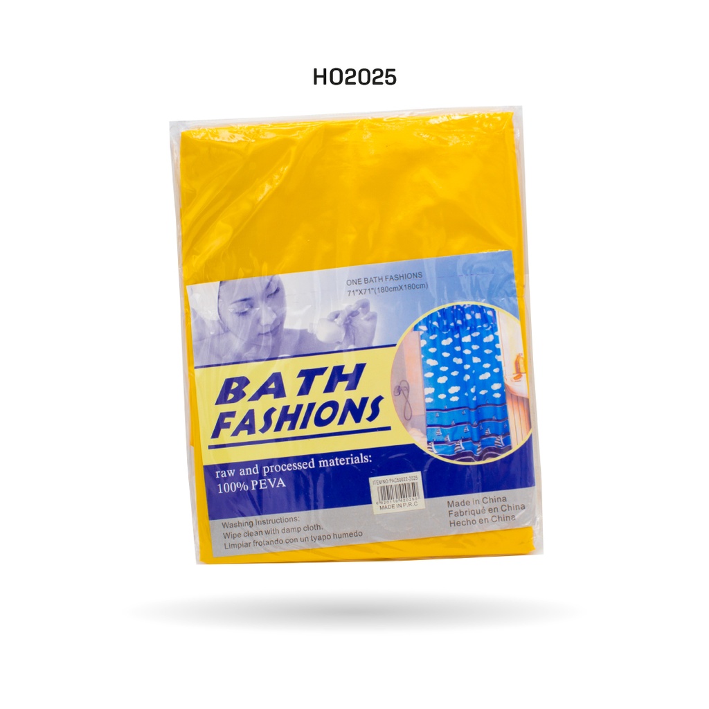 CORTINA DE BAÑO SOLO FONDO [PAC50022-2025]
