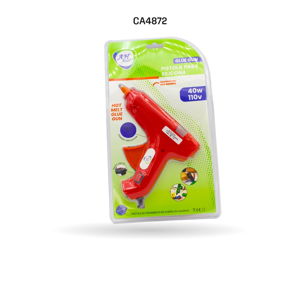 PISTOLA DE SILICONA AH ROYAL GRANDE CON SWICH (PAC20394872) [PAC2039-4872]