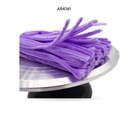 CHELINES COLORES PASTEL MORADO 100pcs