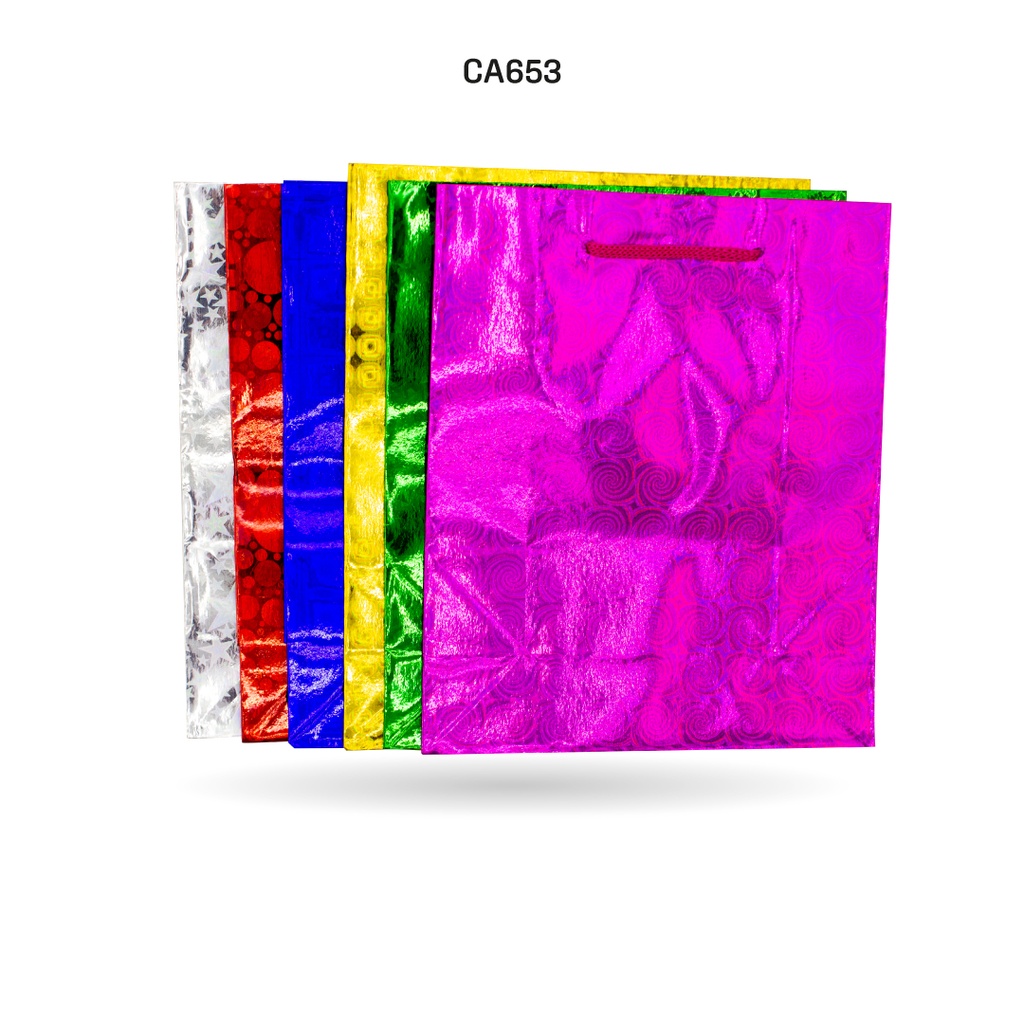 BOLSA DE REGALO HOLOGRAMADA JUMBO [PAC20648-653]