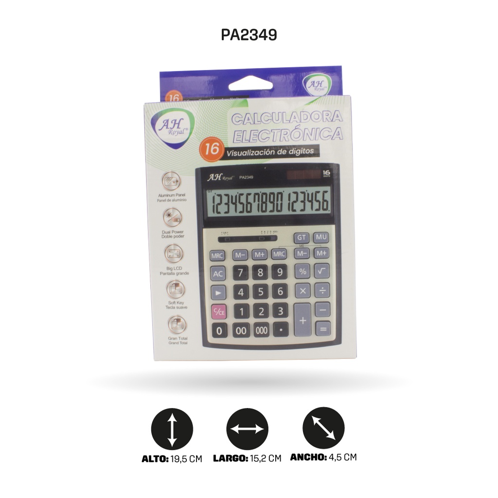 CALCULADORA AH ROYAL BM-26V