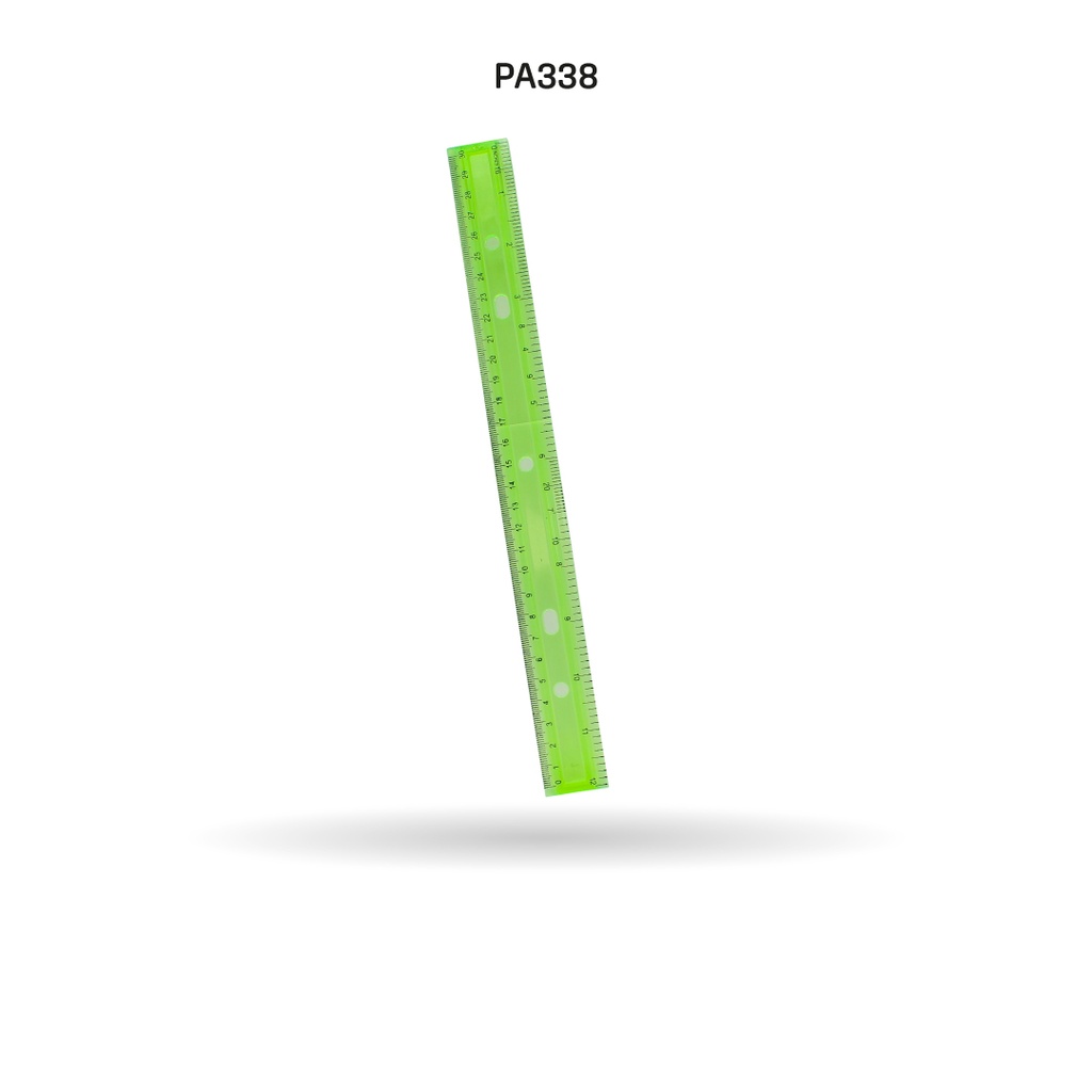 REGLA  PLASTICA COLORES SURTIDOS X 30CM DISPLAY X 48 [PAC60013-338-PAC30022-338]