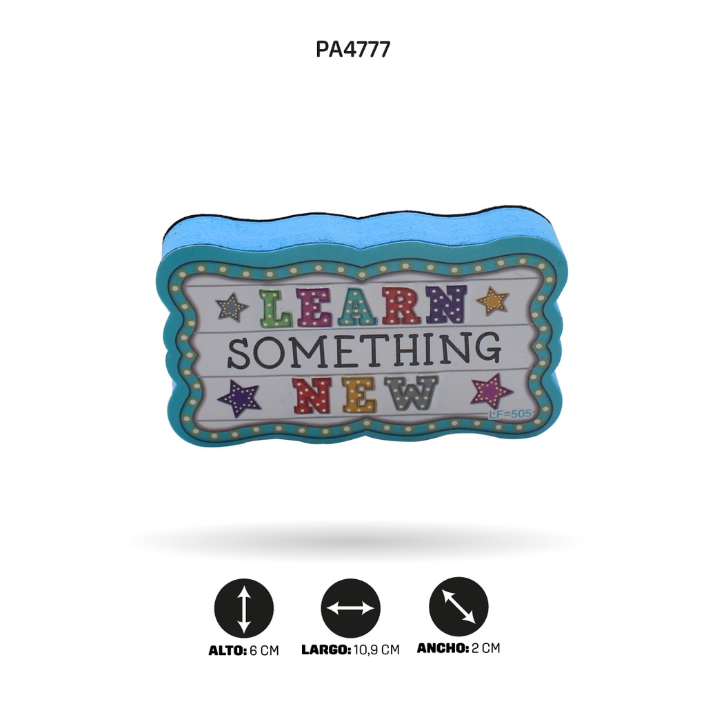 BORRADOR TABLERO MAGNETICO LEARN SOMETHING NEW [PAC4344]