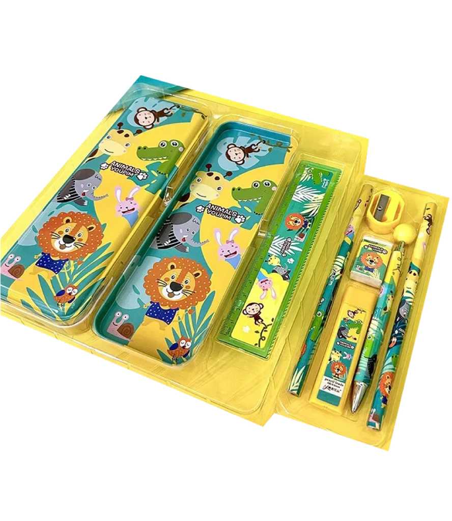 SET DE PAPELERIA CON PORTAMINAS NIÑO Y NIÑAHJ-9937 [PAC3154]