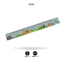 REGLA ESTAMPADA 30CM FINA[PAC3269]