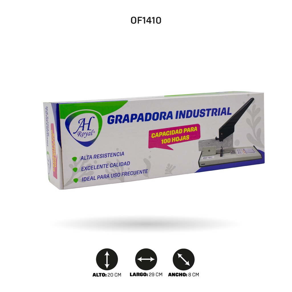 GRAPADORA INDUSTRIAL PARA 100 HOJAS  [PAC90152-1410]