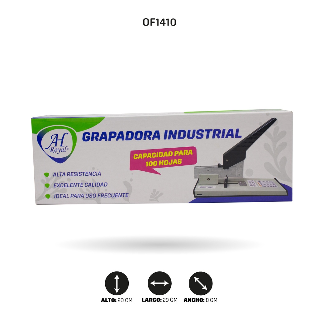 GRAPADORA INDUSTRIAL PARA 100 HOJAS  [PAC90152-1410]