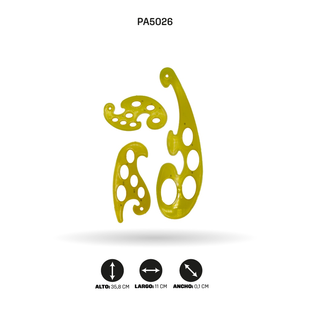 CURVIGRAFO X 3 UND [PAC2143-5026]