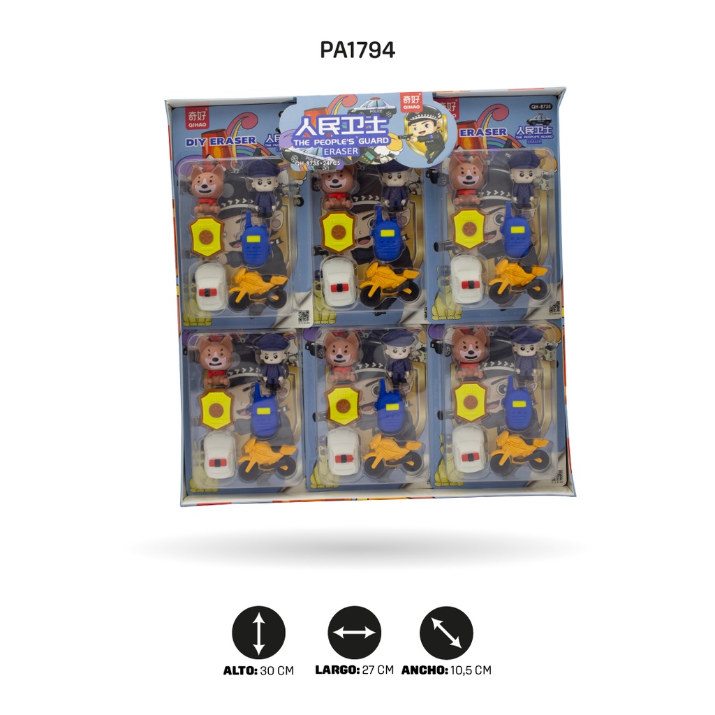 BORRADOR POLICIA QH-8735 BOX 24 UND [PAC4612]