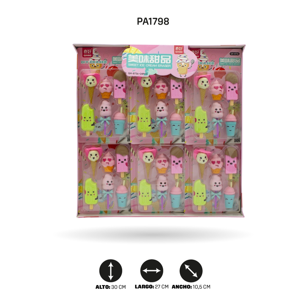 BORRADOR HELADO BOX 24 UND QH-8736  [PAC4616]