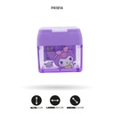 SACAPUNTAS DOBLE CUADRADO ESTAMPADO PASTELX 12 und 616 [PAC4860]