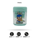 SACAPUNTAS BARRIL DOBLE ESTAMPADO X12 UND 615 [PAC4861]