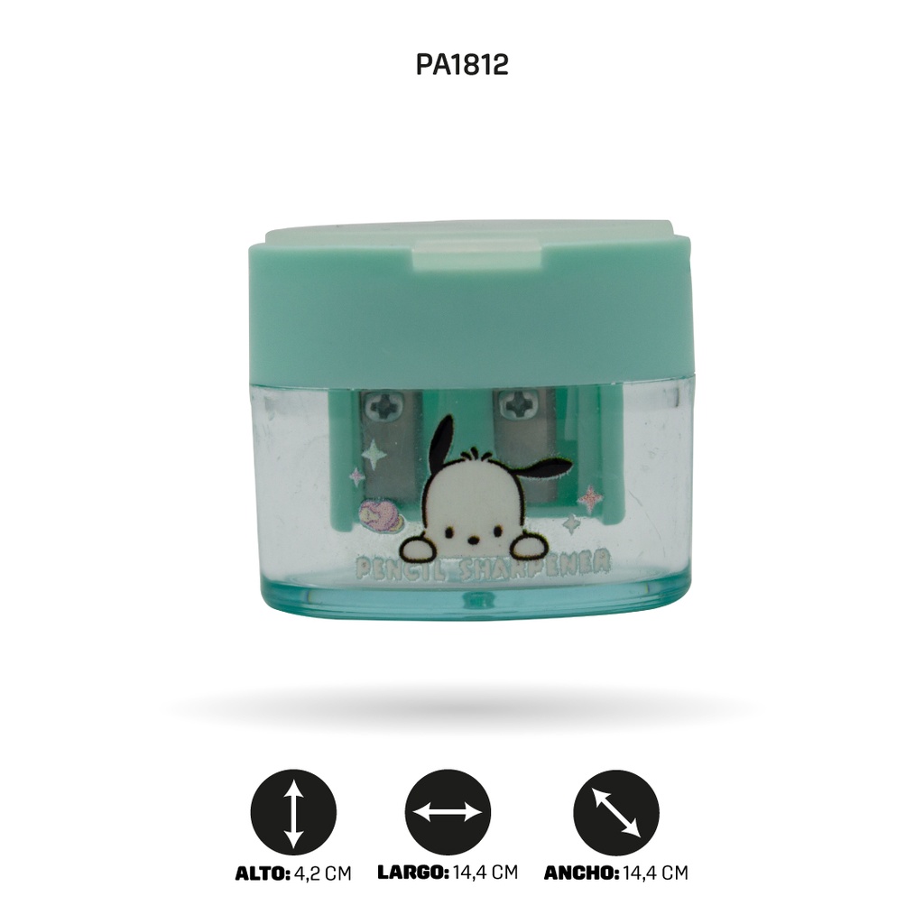 SACAPUNTAS PASTEL DOBLE X12 UND 602 [PAC4858]