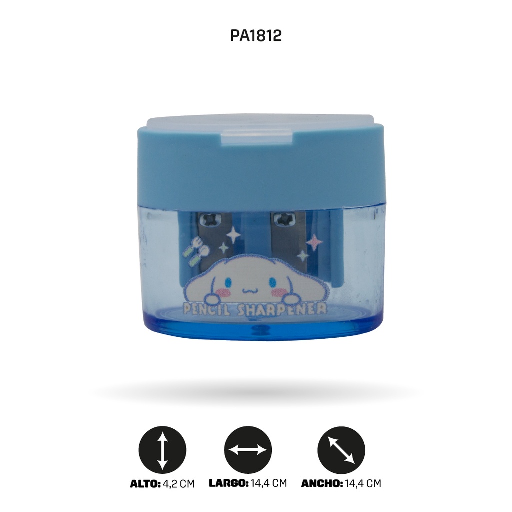 SACAPUNTAS PASTEL DOBLE X12 UND 602 [PAC4858]