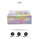 SACAPUNTAS DOBLE PASTEL CUADRADO BOX 24undDMS-183 [PAC4865]