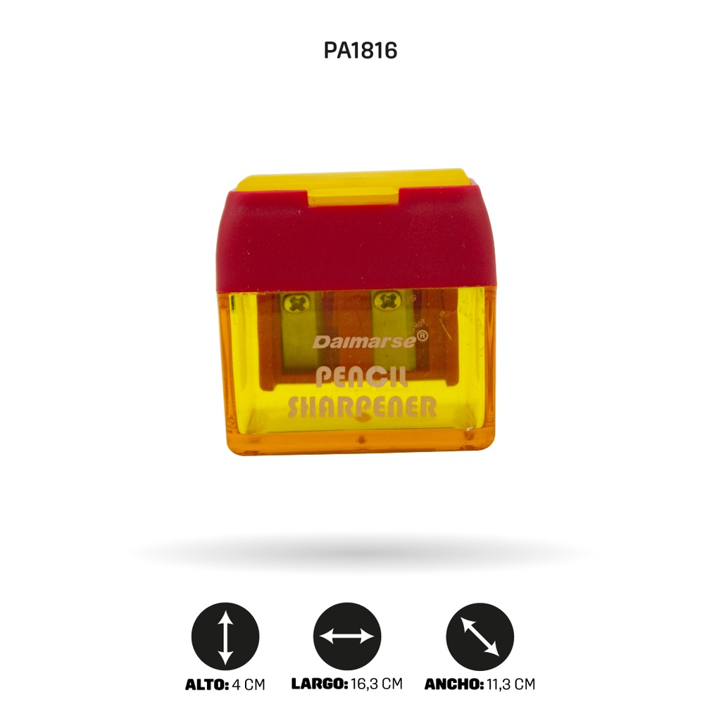 SACAPUNTAS DOBLE BOX 12UND DMS-823 [PAC4862]
