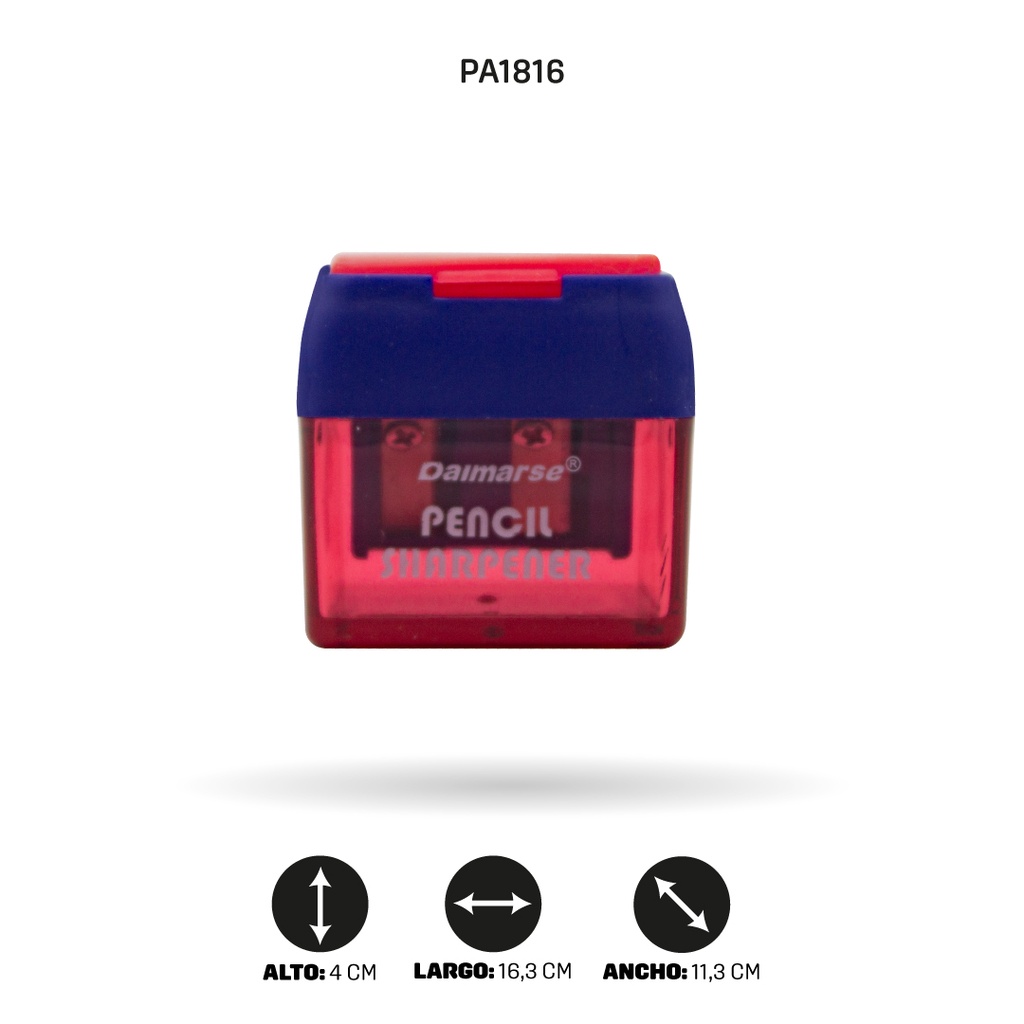 SACAPUNTAS DOBLE BOX 12UND DMS-823 [PAC4862]