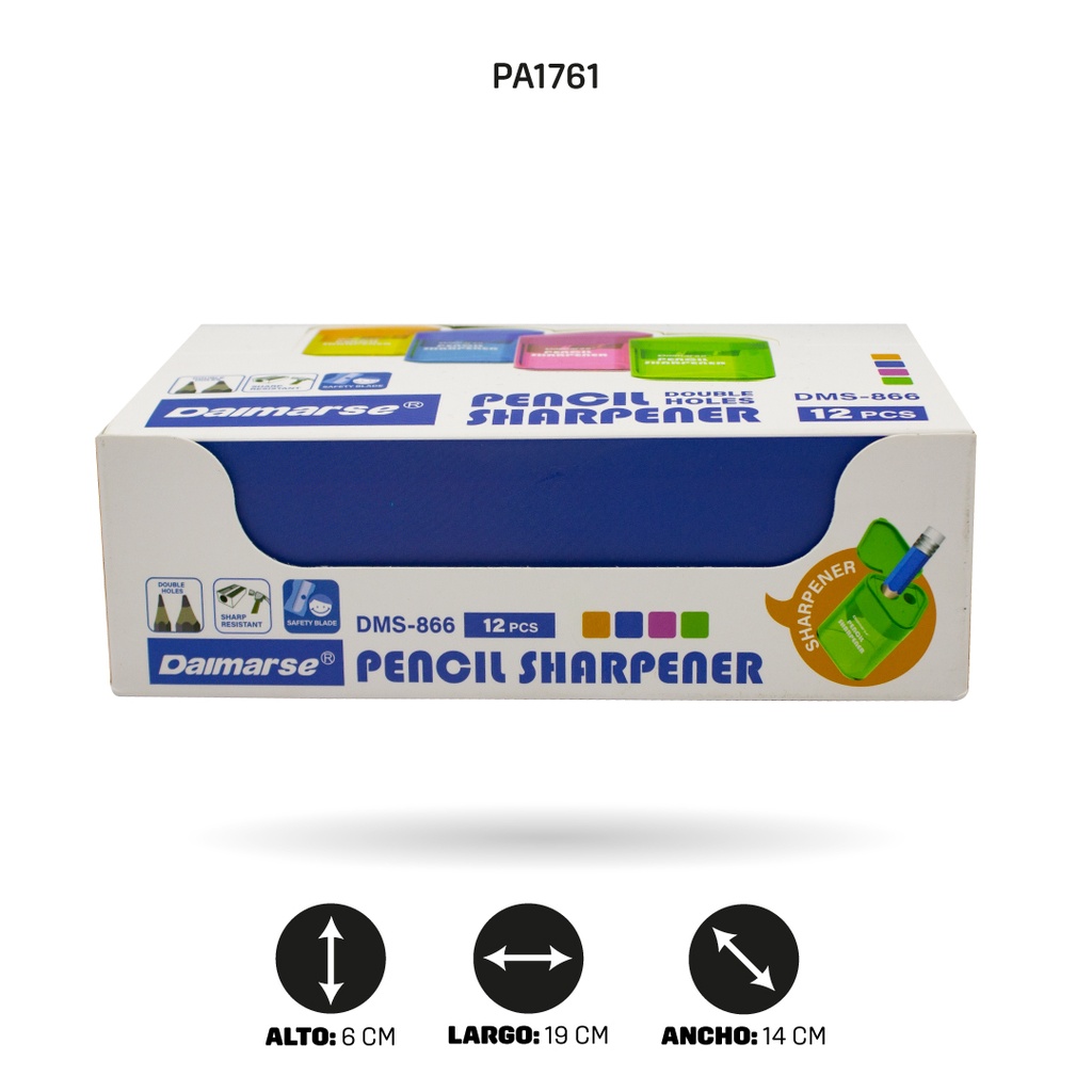 SACAPUNTAS DOBLE DMS-866 [PAC4876]