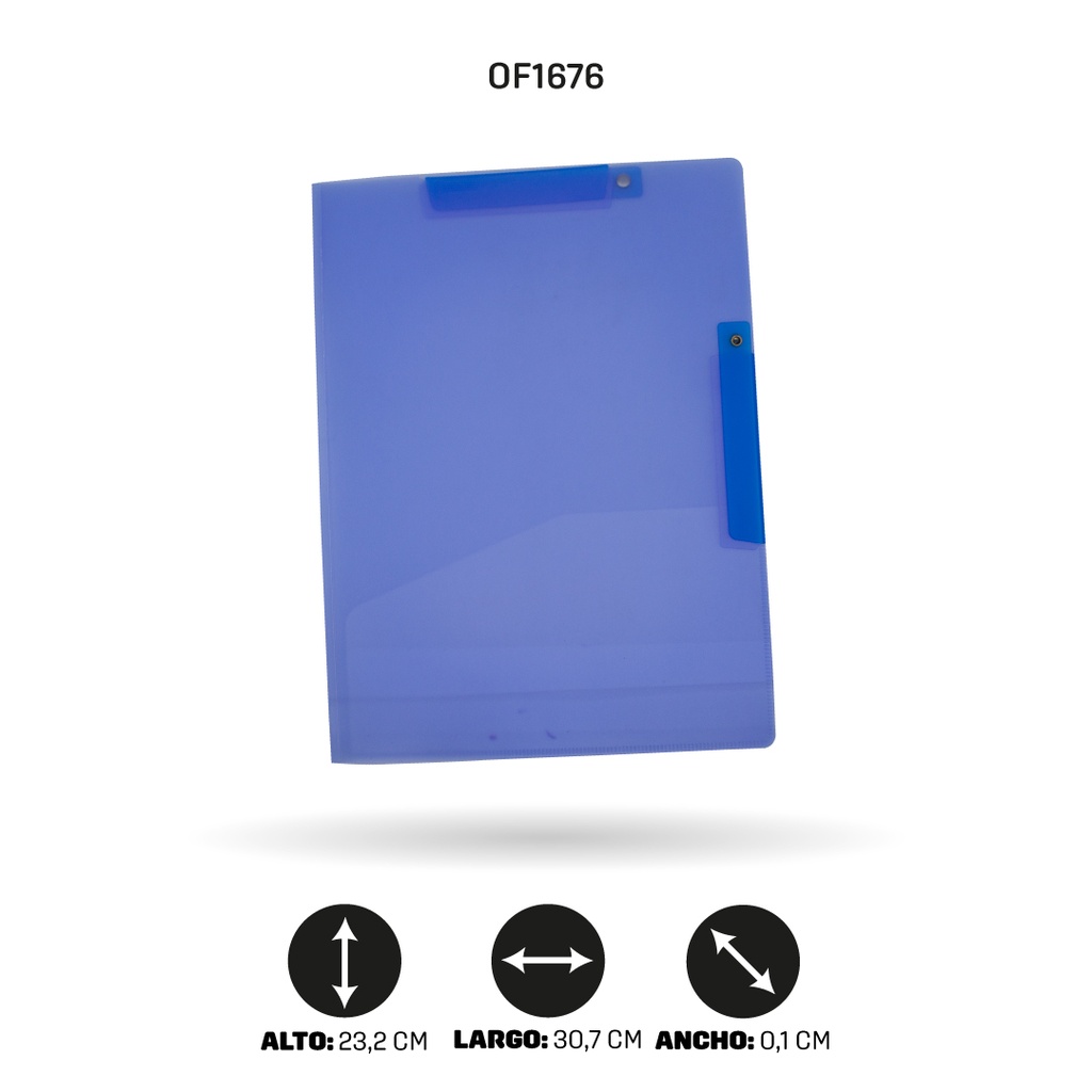 CARPETA 5500 A3 TRASLUCIDA GANCHO ABATIBLE SETX5UND [PAC4532]