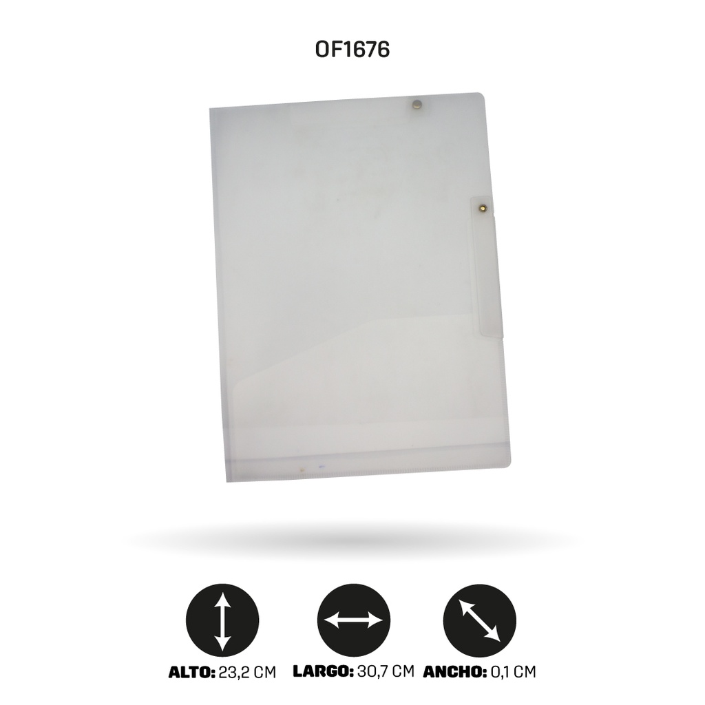 CARPETA 5500 A3 TRASLUCIDA GANCHO ABATIBLE SETX5UND [PAC4532]