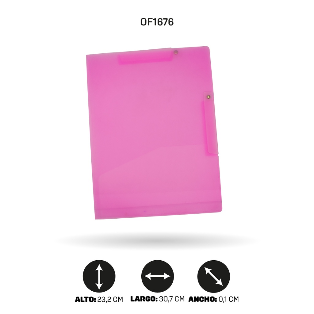 CARPETA 5500 A3 TRASLUCIDA GANCHO ABATIBLE SETX5UND [PAC4532]