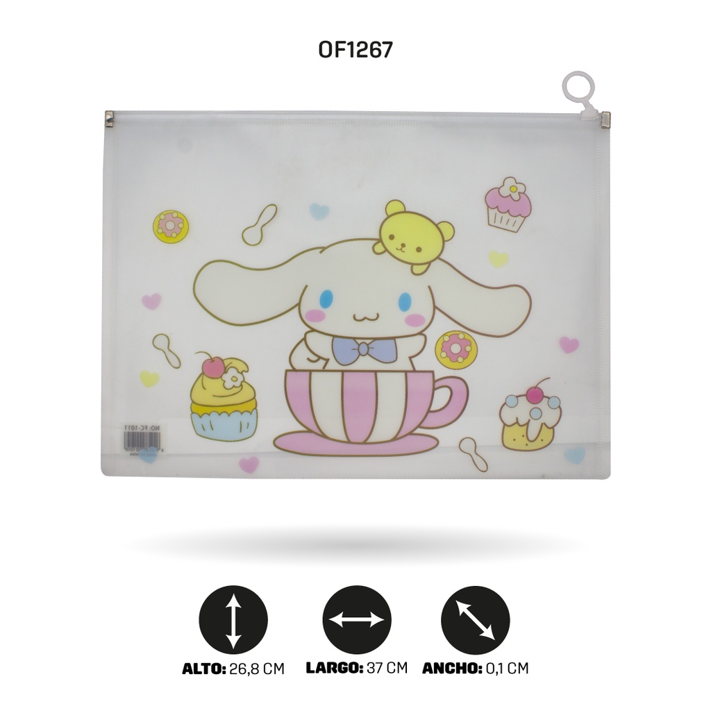 CARPETA CIERRE HERMETICO OFICIO 7 MOTIVOS FC-1015 [PAC4515]