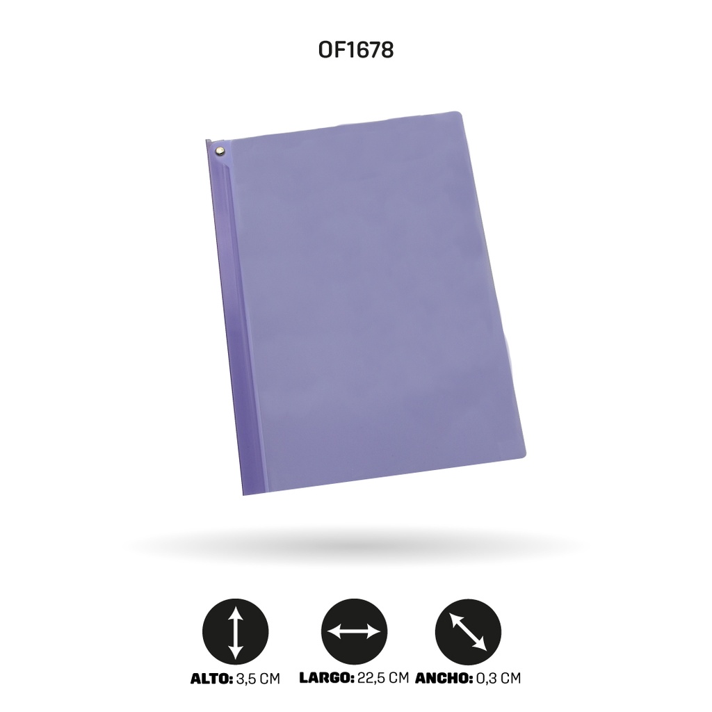 CARPETA GANCHO LOMO ABATIBLE PASTEL A4 SETX5[PAC4537]