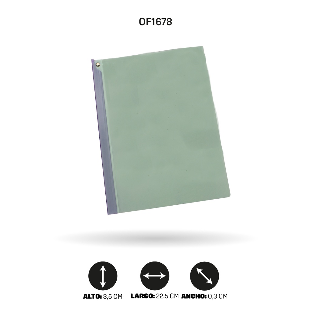 CARPETA GANCHO LOMO ABATIBLE PASTEL A4 SETX5[PAC4537]