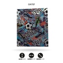 BOLSA REGALO 3D FUTBOL 4 MOTIVOS YM-1908-M FUTBOL26x32x10cm 210grs [PAC5150]