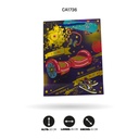 BOLSA REGALO 3D, SKATE URBAN 26x32x10cm 210 grs YM-1951-M MOTO [PAC5149]