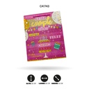 BOLSA REGALO 3D FELIZ CUMPLEAÑOS 3 MOTIVOS 26x32x10cm 210grsYM-1928-M [PAC5156]