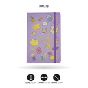 AGENDA CON ESTAMPADO DE OSOS DE 100 HOJAS CON BANDA A5-6000-14 [PAC4754]