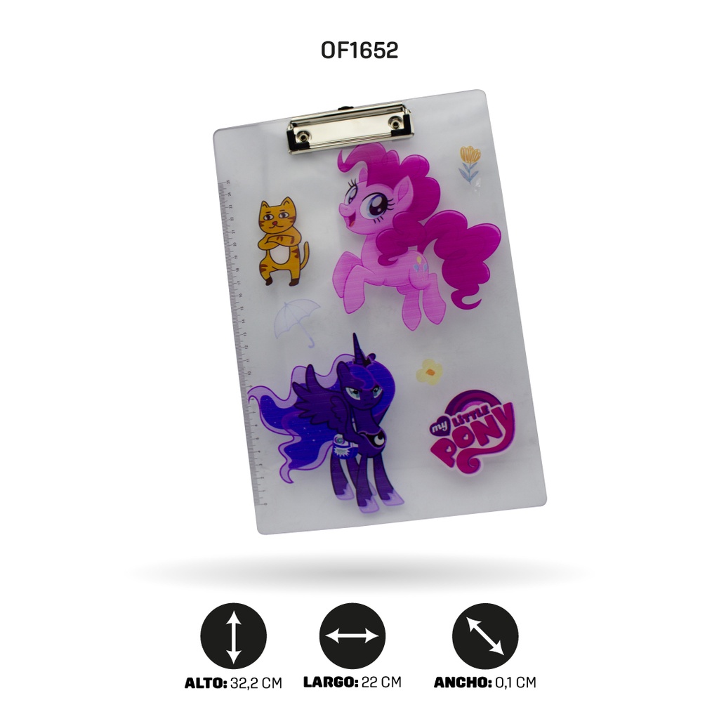 TABLA EN ACRILICO ESTAMPADA PONY-ASTRONAUTA 500-127/29