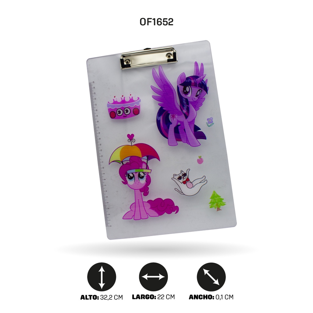 TABLA EN ACRILICO ESTAMPADA PONY-ASTRONAUTA 500-127/29