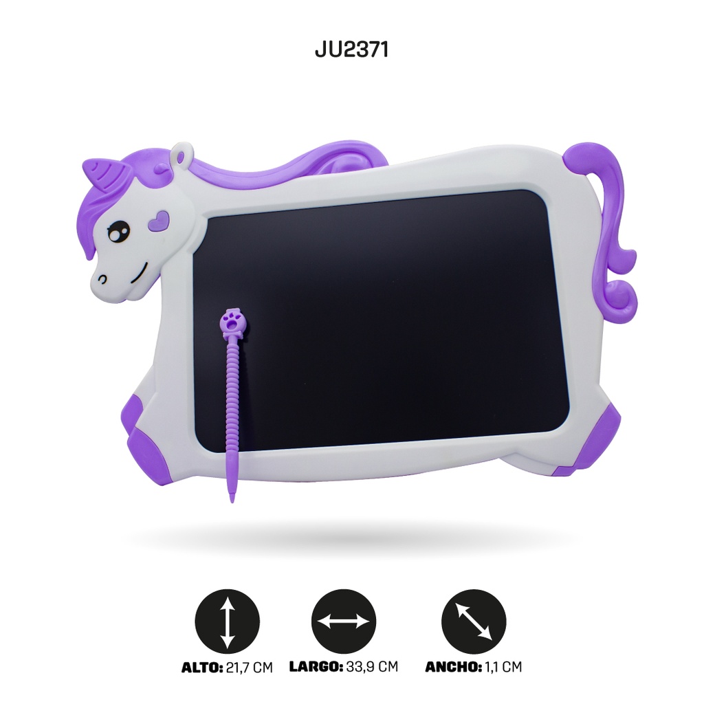 TABLERO UNICORNIO LCD, 4 MOTIVOS