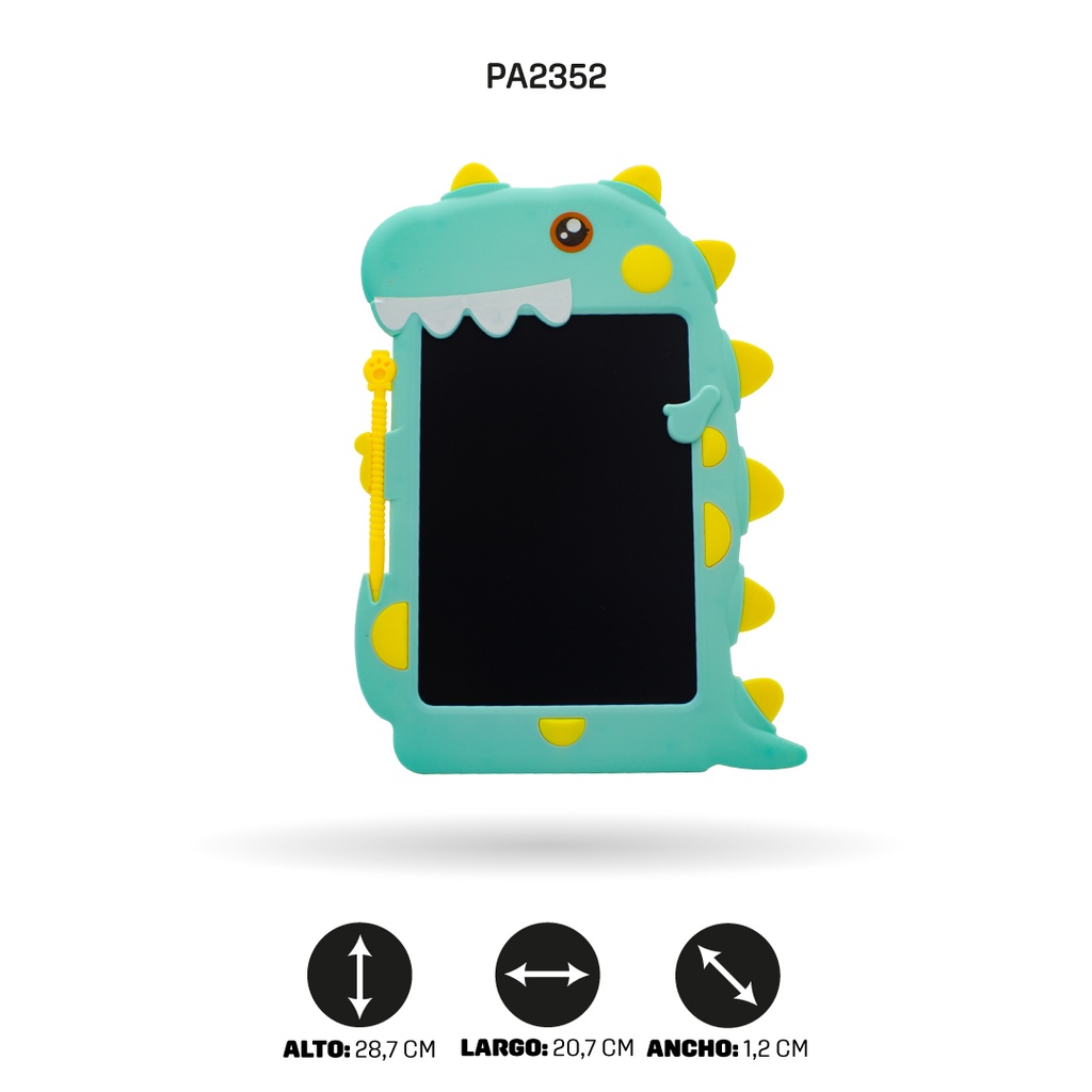 TABLET DE DIBUJO DINASAURIO LCD 2 MOTIVOS