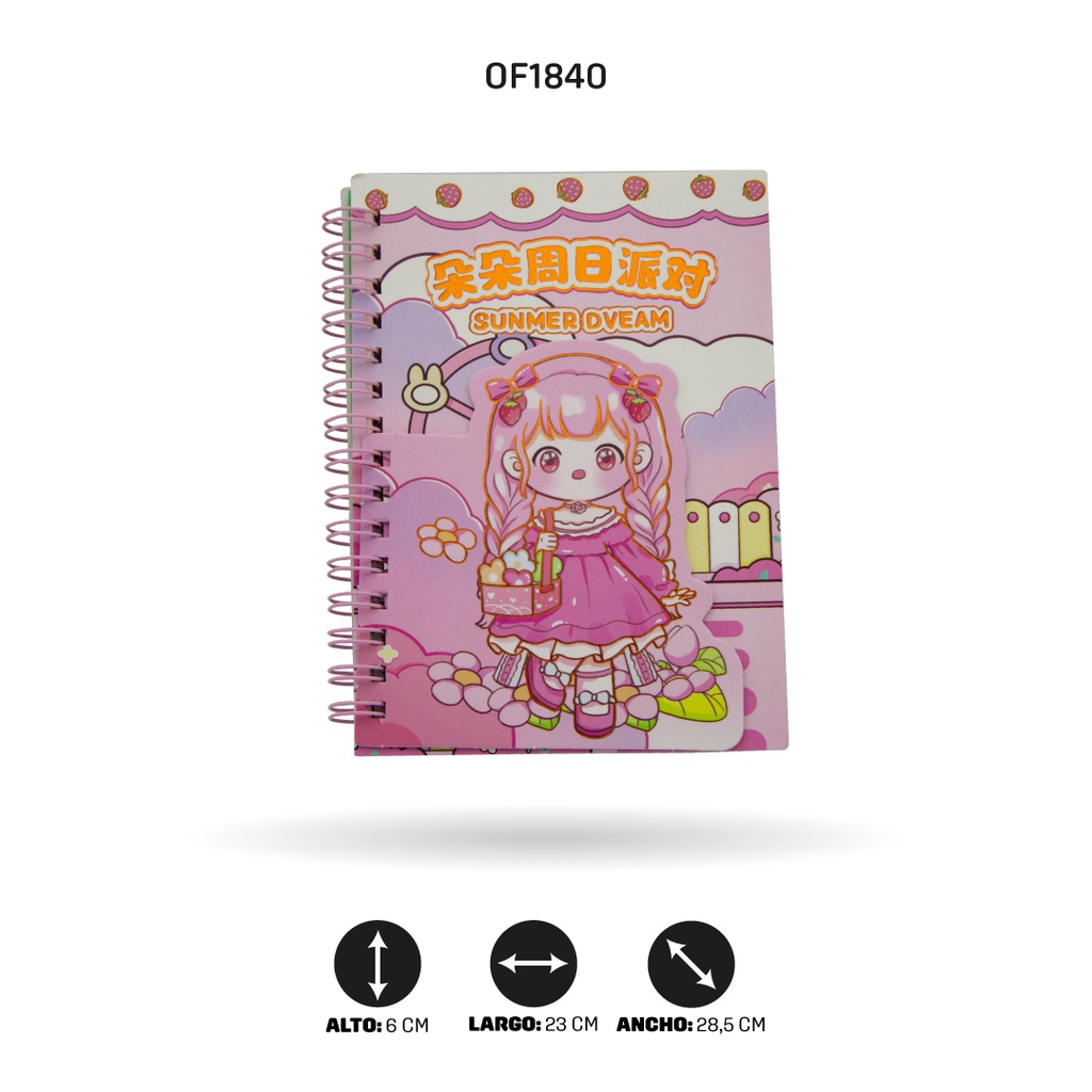 AGENDA XX-64K-086 PARA NIÑA DISP X 24[PAC4570]