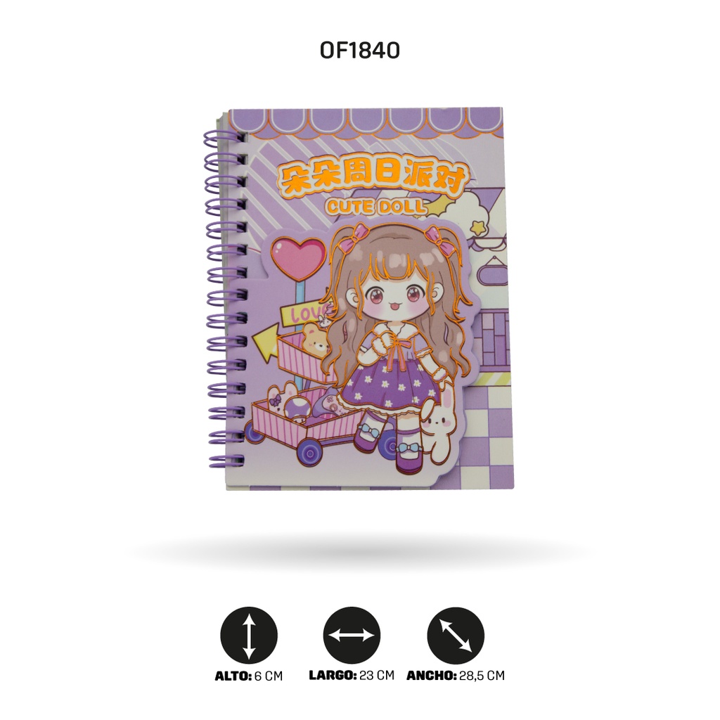 AGENDA XX-64K-086 PARA NIÑA DISP X 24[PAC4570]