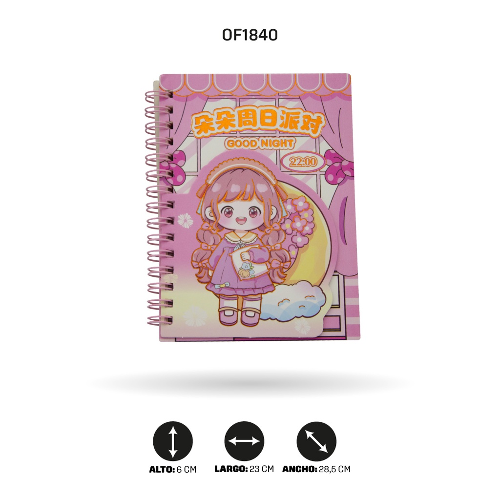 AGENDA XX-64K-086 PARA NIÑA DISP X 24[PAC4570]