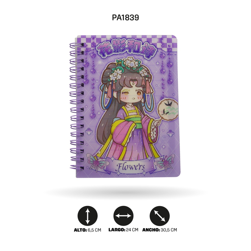 AGENDA HOLOGRAFICA XX-64929 DE NIÑAS JAPONESAS DISPL X24 [PAC4569]