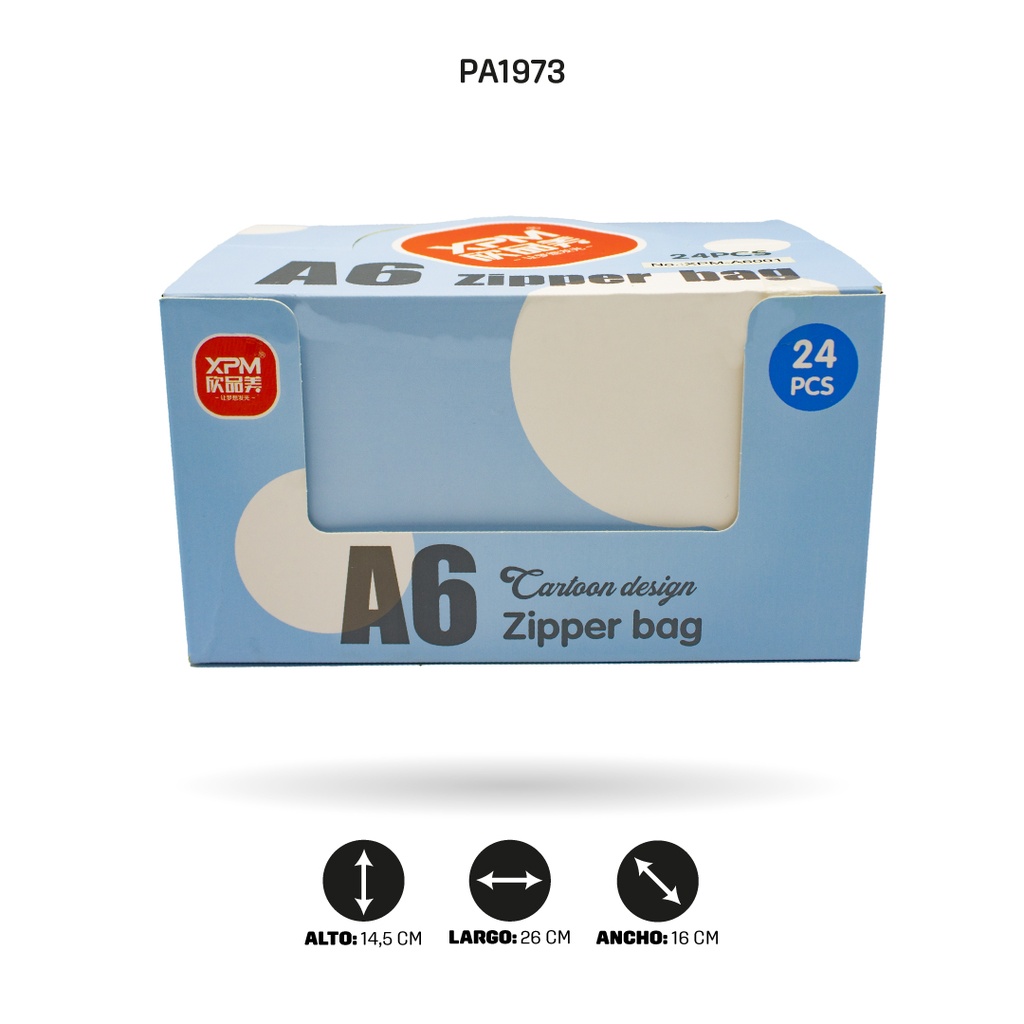 CARTUCHERA DIVERTIDAS XPM-A6002A6/A6001A6/A6009A6/A6010A6 DISPLX 24 [PAC4706]