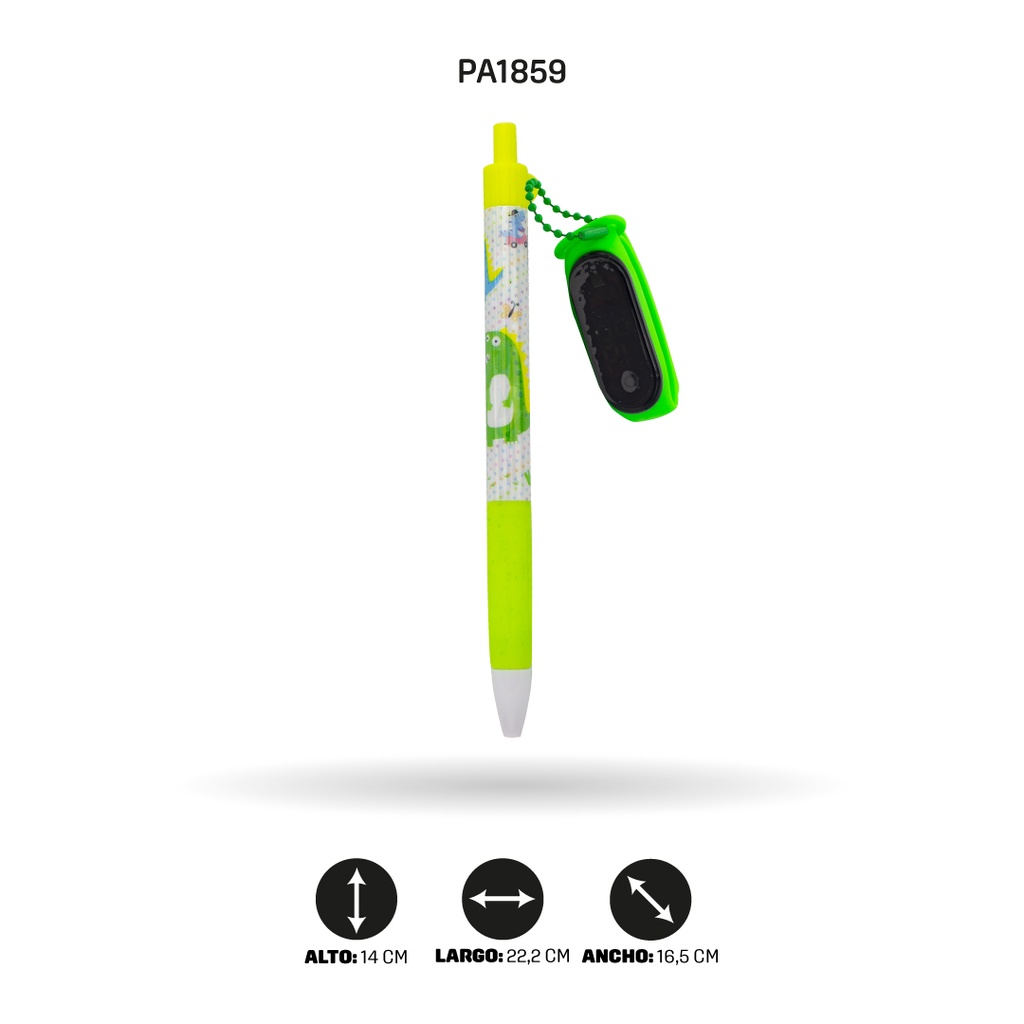 LAPICERO CON RELOJ QM-811A [PAC4599]