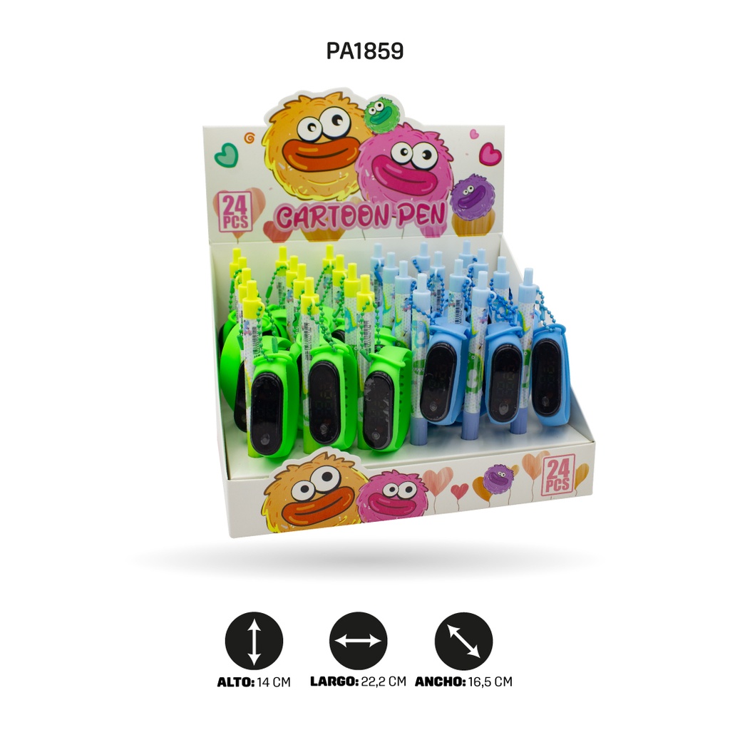 LAPICERO CON RELOJ QM-811A [PAC4599]