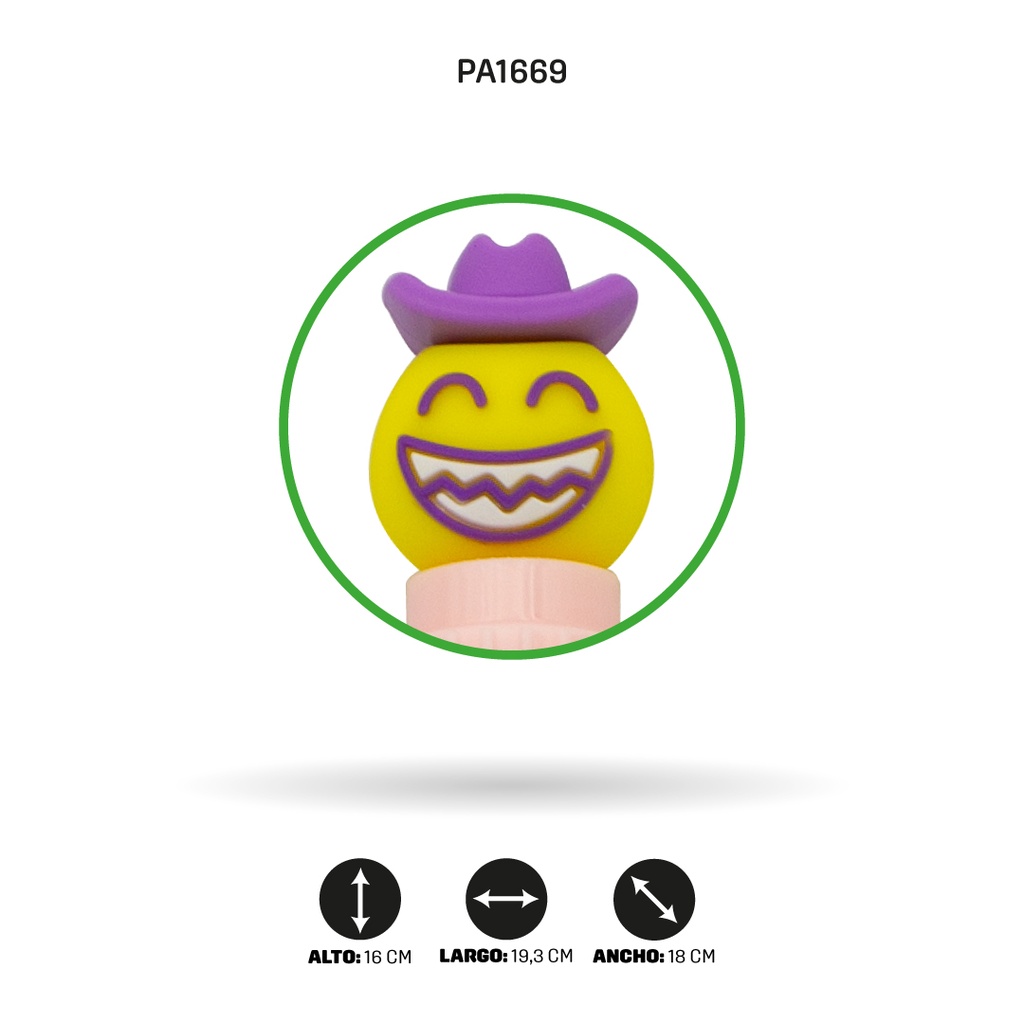 BOLIGRAFO 10 COLORES DE EMOJIS XX-6633 [PAC4562]