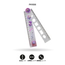 REGLA PLEGABLE ESCARCHADA DE ALIENS  1011 -30CM DISPL X24[PAC4512]