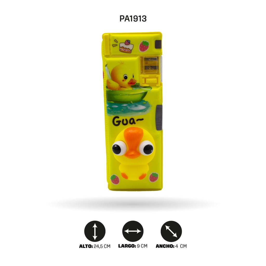 ESTUCHE MULTIFUNCIONAL ANIMALES CON OJOS GRANDES XPM-565-3/5/8/7 [PAC4670]