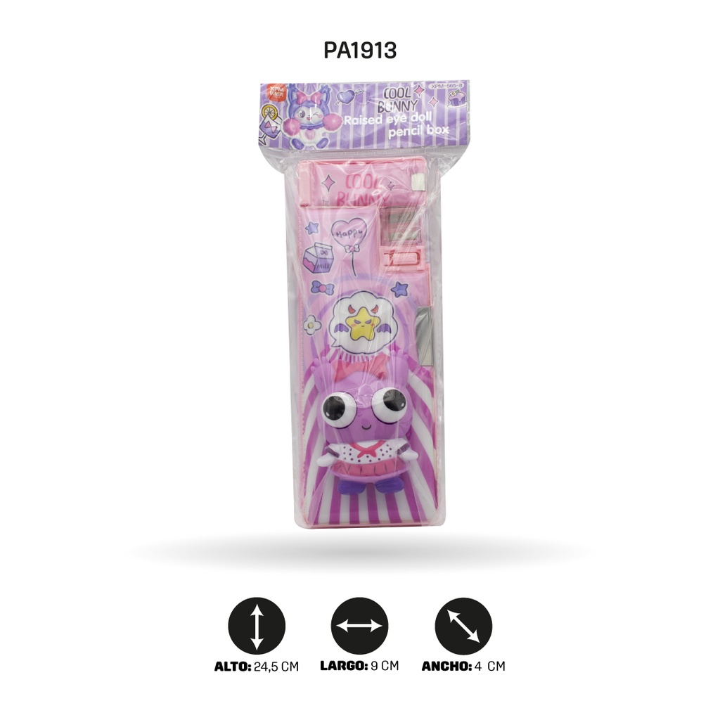 ESTUCHE MULTIFUNCIONAL ANIMALES CON OJOS GRANDES XPM-565-3/5/8/7 [PAC4670]